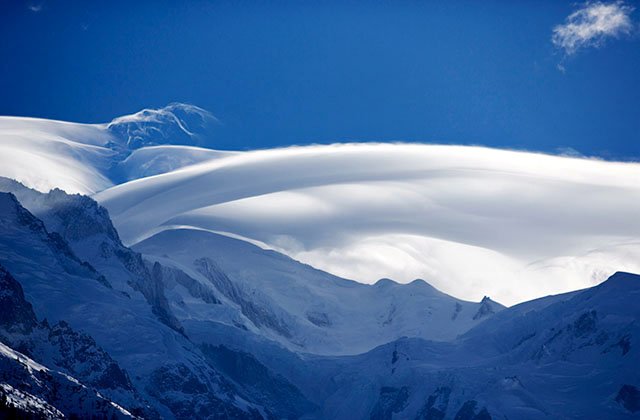 Lenticulaire sur le Mont-blanc