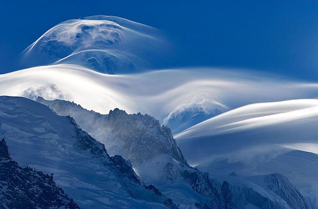 Ondes sur le Mont-maudit