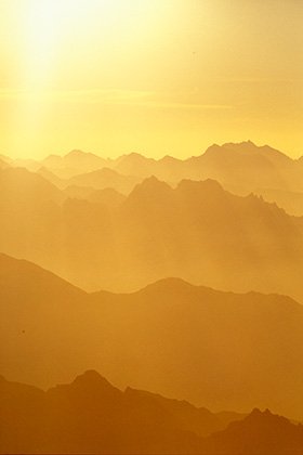 Sunrise on the Swiss Alps