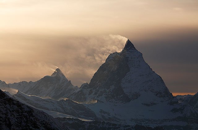 La tempête arrive sur le Cervin