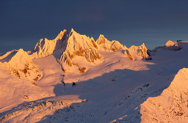 L'aiguille du Tour en janvier