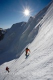 CLIMBING THE NORTH FACE OF OBERGABELHORN, VALAIS, SWITZERLAND