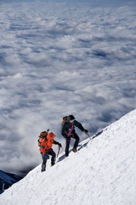 CLIMBING THE LISKAM, VALAIS, SWITZERLAND