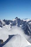 ON THE MIDI-PLAN RIDGE, MASSIF DU MONT-BLANC, HAUTE-SAVOIE, FRANCE