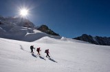 COMIMG FROM THE POINTE ISABELLE, MASSIF DU MONT-BLANC, HAUTE-SAVOIE, FRANCE