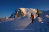 ON THE LAURENCE RIDGE, MASSIF DU MONT-BLANC, HAUTE-SAVOIE, FRANCE