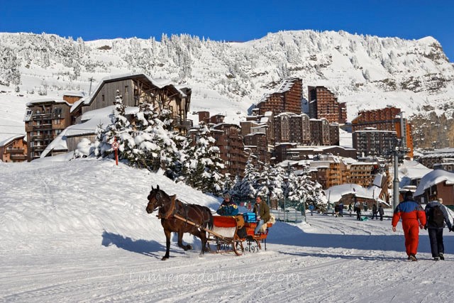 VILLAGE OF AVORIAZ, HAUTE SAVOIE, FRANCE