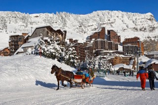 VILLAGE OF AVORIAZ, HAUTE SAVOIE, FRANCE