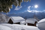 CHALETS OF SAMOETEUX, CHAMONIX, HAUTE SAVOIE, FRANCE