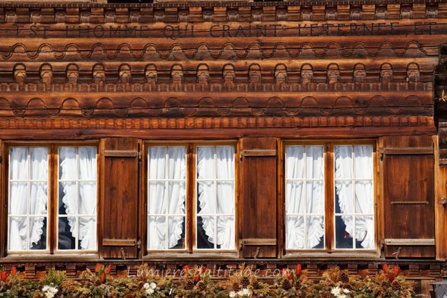 OLD WOOD HOUSE,  GSTAAD, SWITZERLAND