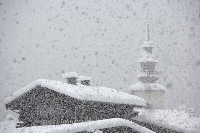 VILLAGE OF ARGENTIERE, CHAMONIX, HAUTE SAVOIE, FRANCE