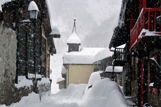 VILLAGE OF TOUR, CHAMONIX, HAUTE SAVOIE, FRANCE