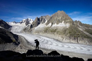 LA MER DE GLACE ET LE MONT-BLANC