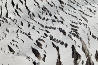 MOSAIQUE DE CREVASSES, GLACIER DU GEANT