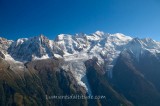 LE GLACIER DES BOSSONS ET LE MONT-BLANC