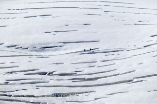 SERACS ET CREVASSES DU GLACIER DU GEANT