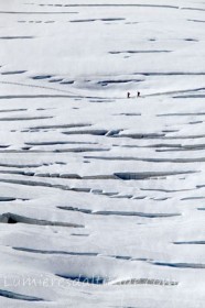 SERACS ET CREVASSES DU GLACIER DU GEANT