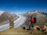 GLACIER D'ALETSCH, OBERLAND, SUISSE