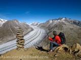 GLACIER D'ALETSCH, OBERLAND, SUISSE