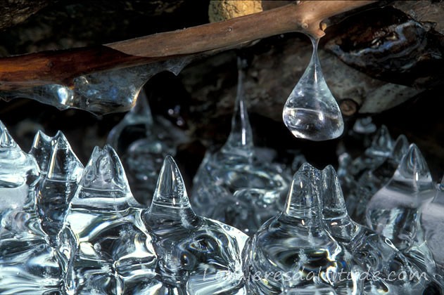 SCULPTURES DE GLACE, LE SABLIER