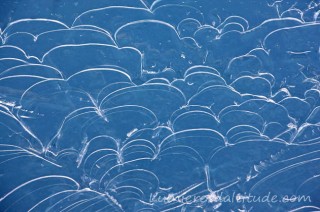 SCULPTURES DE GLACE, LES VAGUES