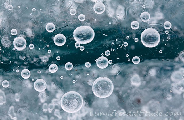 BULLES, MER DE GLACE