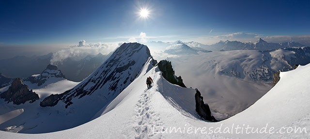 Aretes de la Blumisalp, Oberland, Suisse