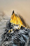 SUNRISE ON THE AIGUILLE DES DEUX AIGLES, MASSIF DU MONT-BLANC, HAUTE SAVOIE, FRANCE