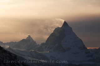 STORM ON CERVIN, MATTERHORN, VALAIS, SUISSE