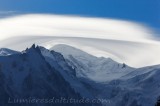 MONT-BLANCAND AIGUILLE DU MIDI, HAUTE SAVOIE, FRANCE