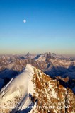 SUNRISE ON THE AIGUILLE VERTE, MASSIF DU MONT-BLANC, HAUTE SAVOIE, FRANCE