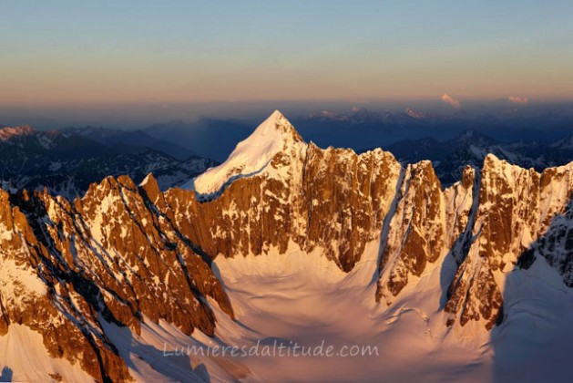  MONT DOLENT AT SUNRISE, MASSIF DU MONT-BLANC, HAUTE SAVOIE, FRANCE