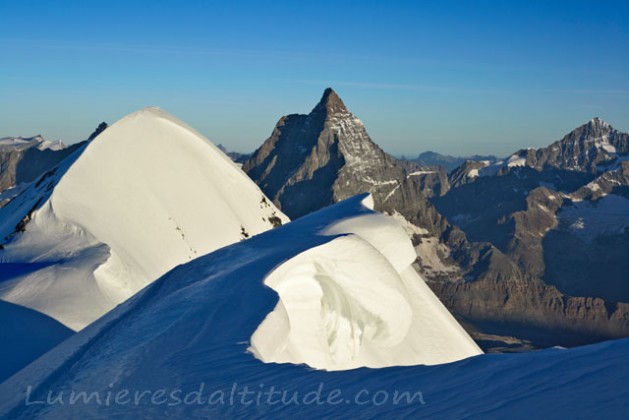 CERVIN AND MOENSCH, MATTERHORN, VALAIS, SUISSE