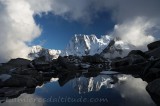 NORTH FACE OF GRANDES JORASSES, MASSIF DU MONT-BLANC, HAUTE SAVOIE, FRANCE