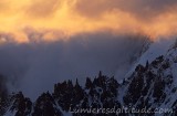 Les Periades au lever du jour, Chamonix