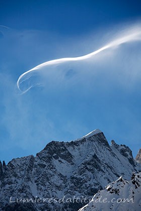 Vague su la Blanche de Peuterey, Chamonix