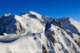 L'aiguille du Midi et le Mont-Blanc, Chamonix