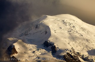 Le Dome du Gouter au couchant, Chamonix