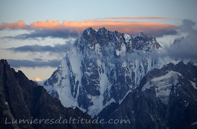 La face nord des Grandes Jorasses, Chamonix