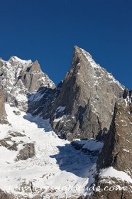 Le versant ouset de l'aiguille Noire de Peuterey, Val Veny