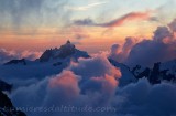 L'aiguille du Midi au couchant