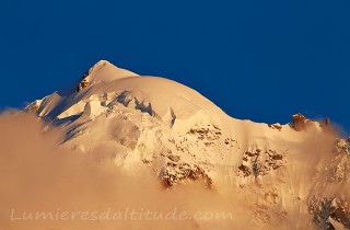 L'aiguille Verte au couchant, Chamonix