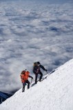 Ascension du Liskam, valais, suisse