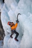 ascension d'une cascade de glace,Patre, Cogne, Italie