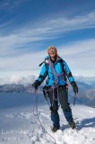 Guide de haute montagne au feminin, Massif du Mont-Blanc, Haute-savoie, France
