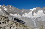 le refuge du couvercle, Massif du Mont-Blanc, Haute-savoie, France