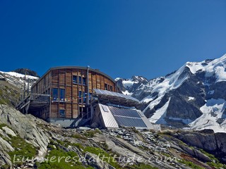 Refuge des conscrits, Massif du Mont-Blanc, Haute-savoie, France
