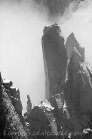 Arete des cosmiques, Massif du Mont-Blanc, Haute-savoie, France