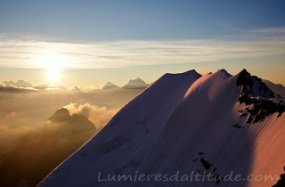 Les aretes de la Blumisalp, Oberland, Suisse