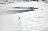 Descente du Dolent, Massif du Mont-Blanc, Haute-Savoie, France